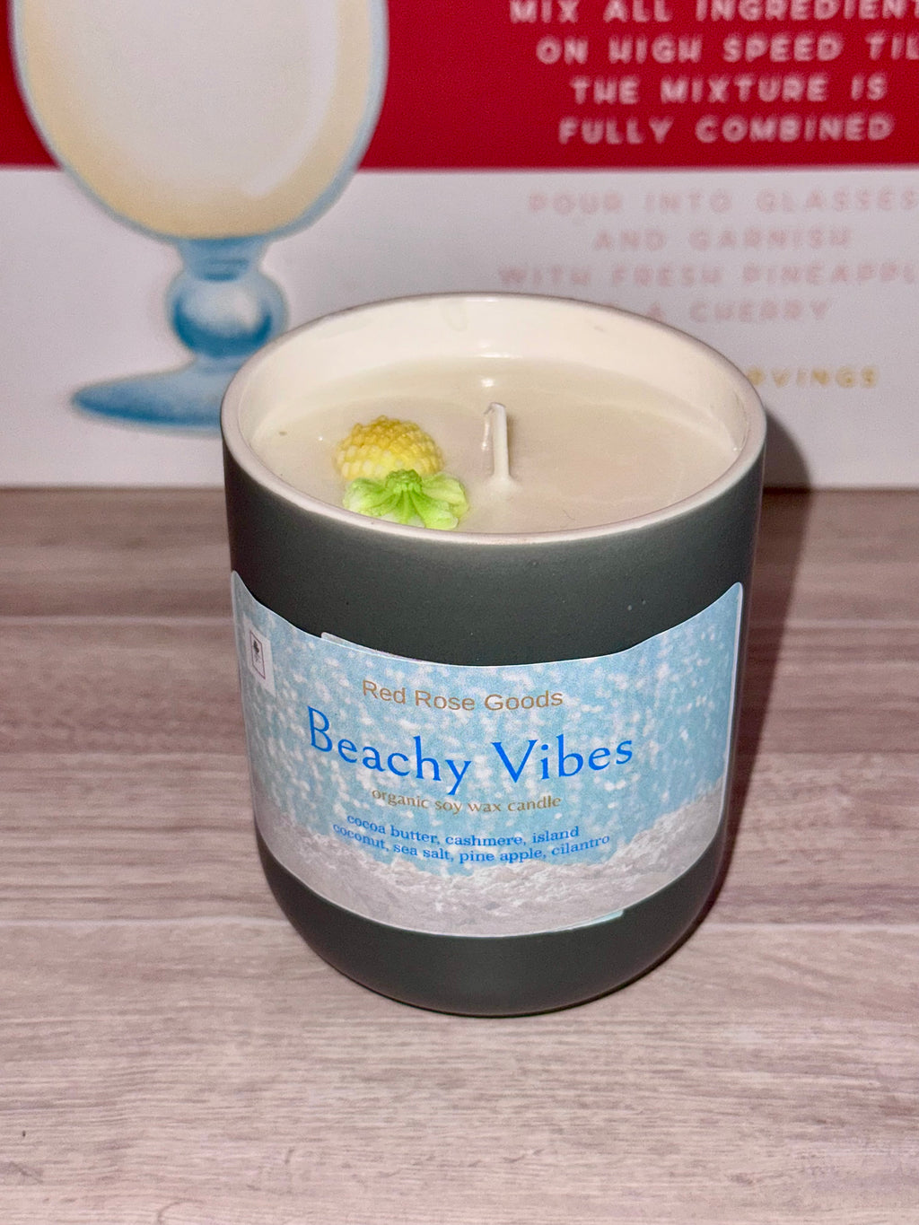 Beach vibe candle