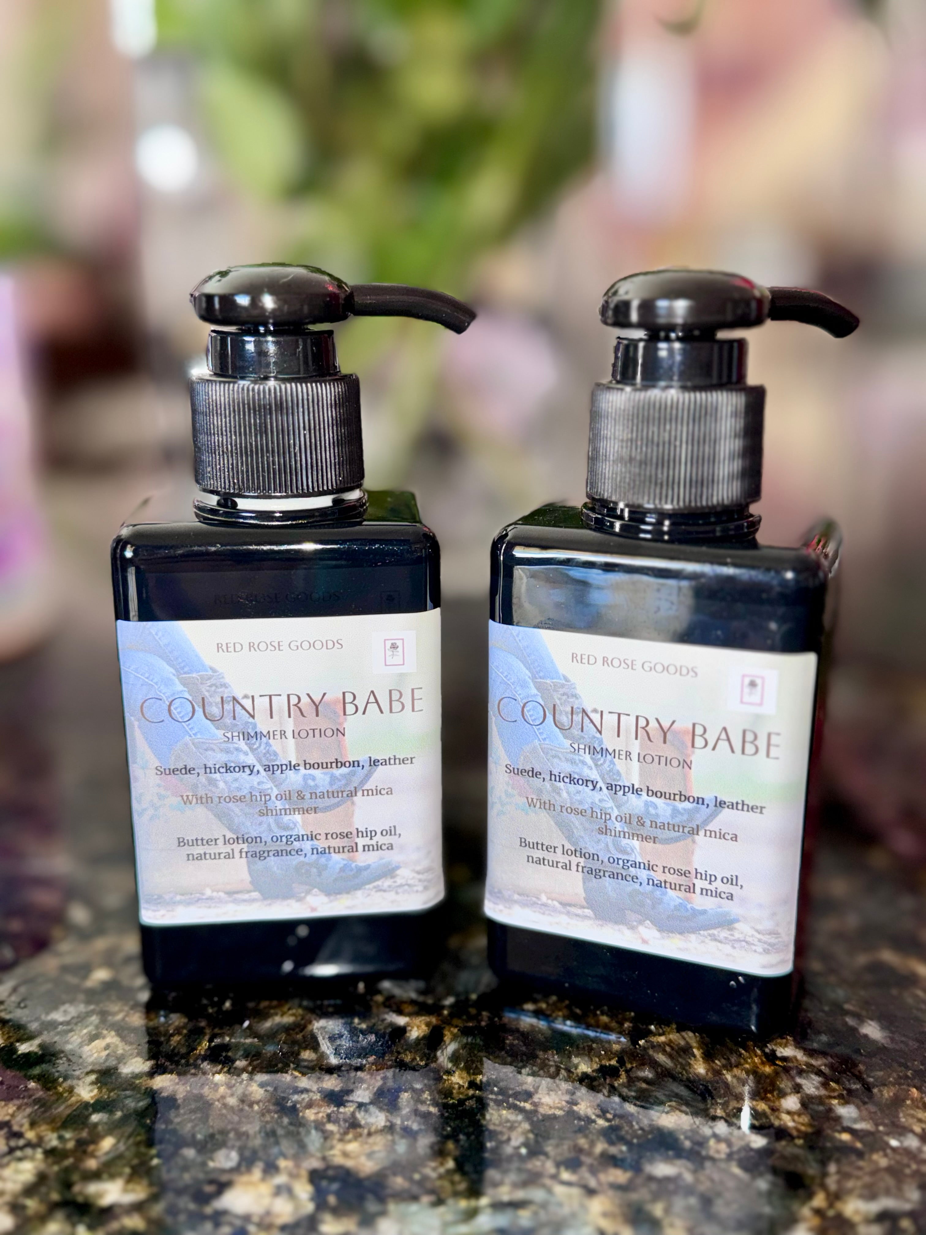 Country babe shimmer lotion