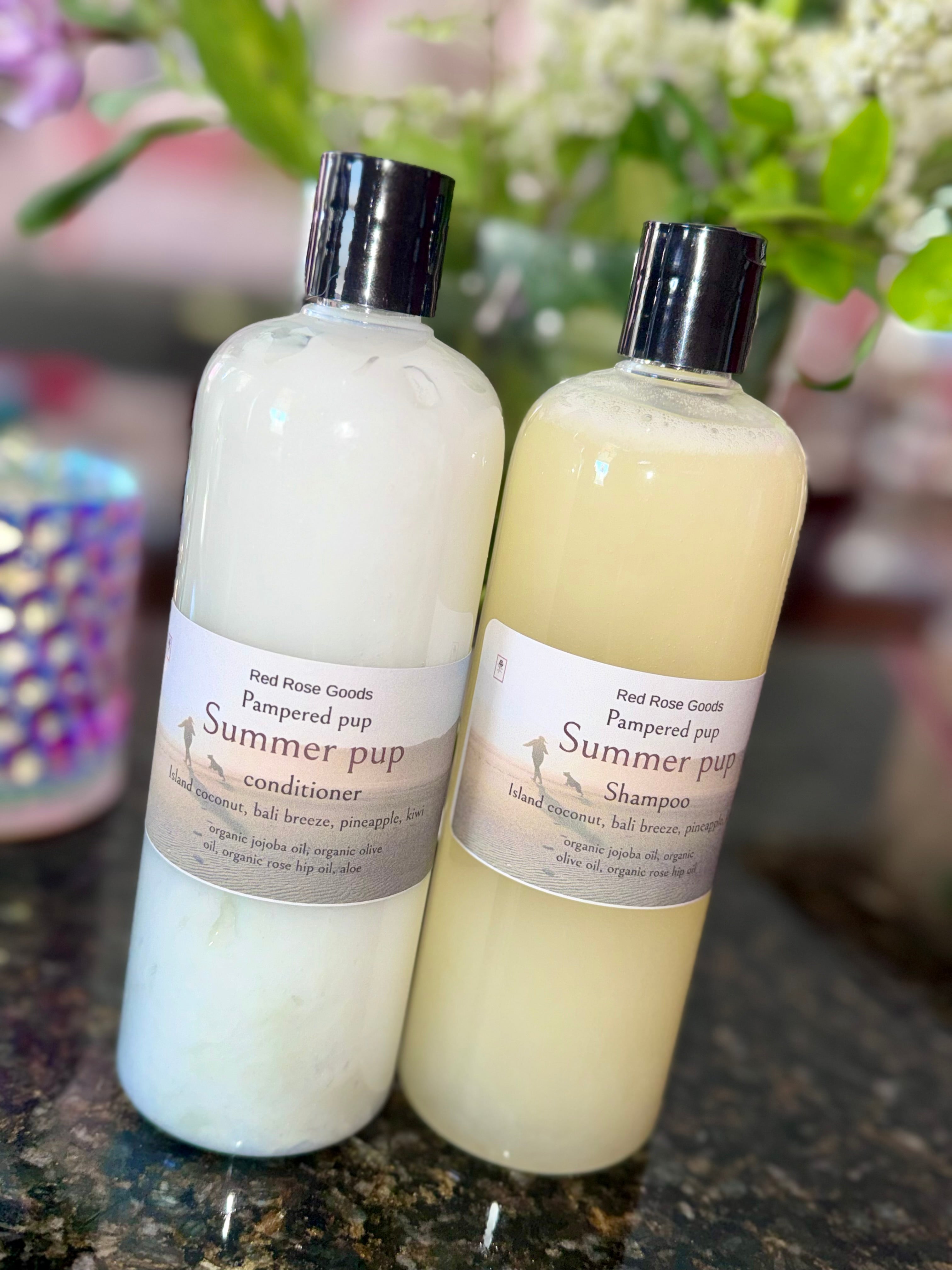 Summer pup shampoo
