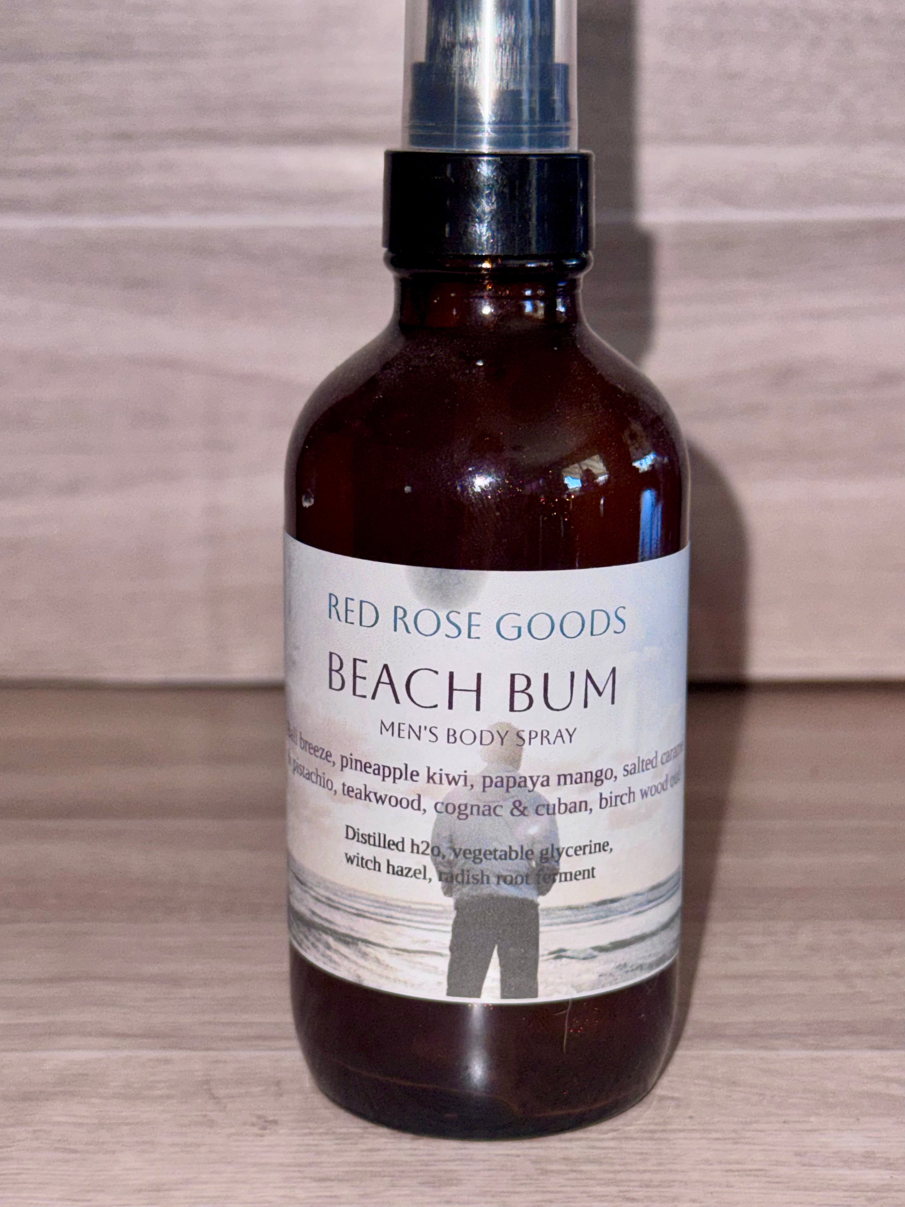 Beach bum body spray