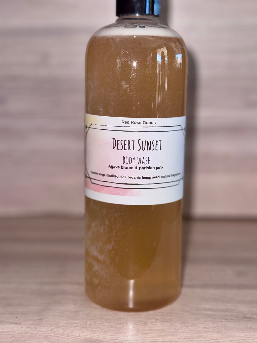 Desert sunset body wash