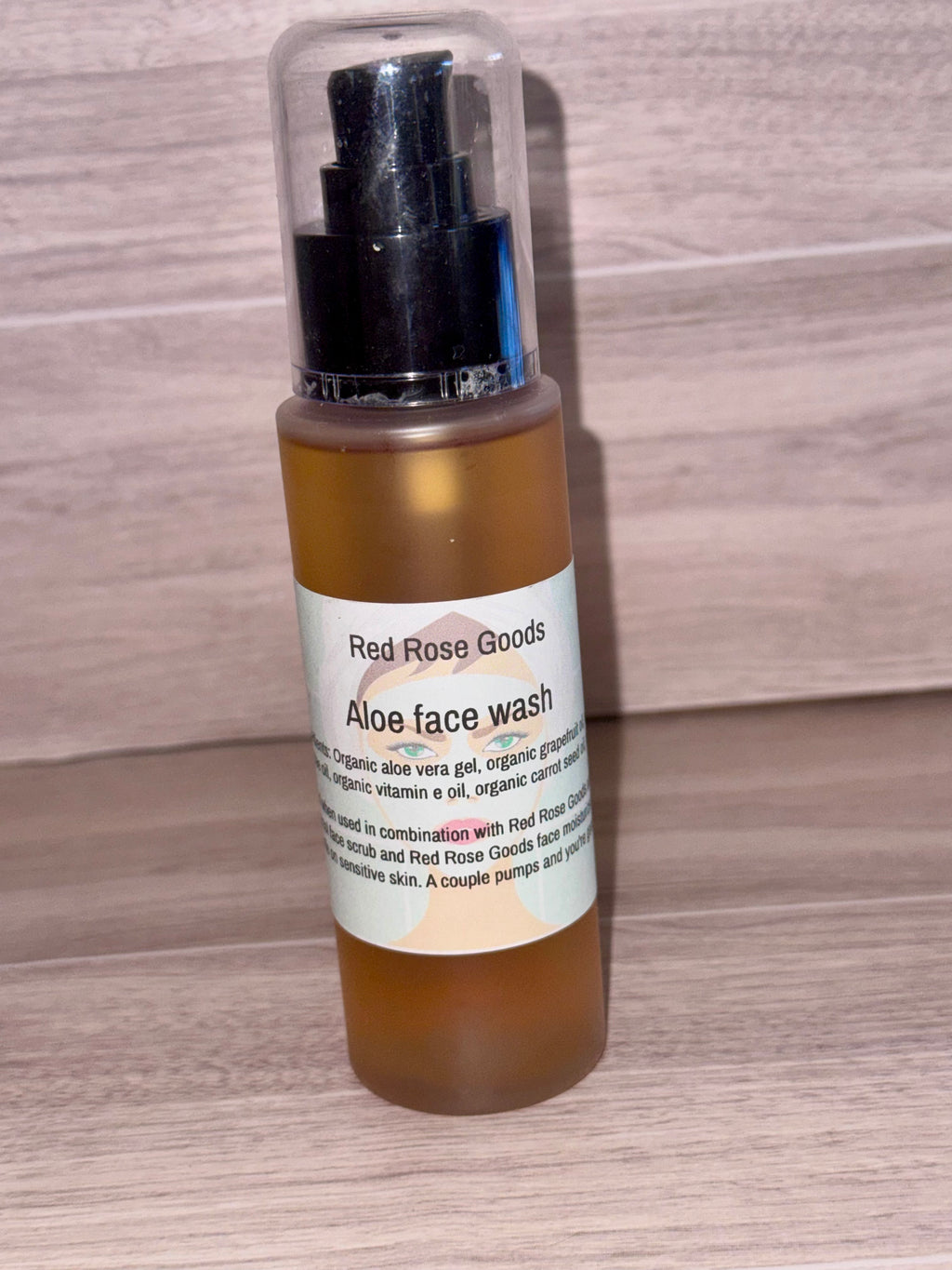 Aloe face wash