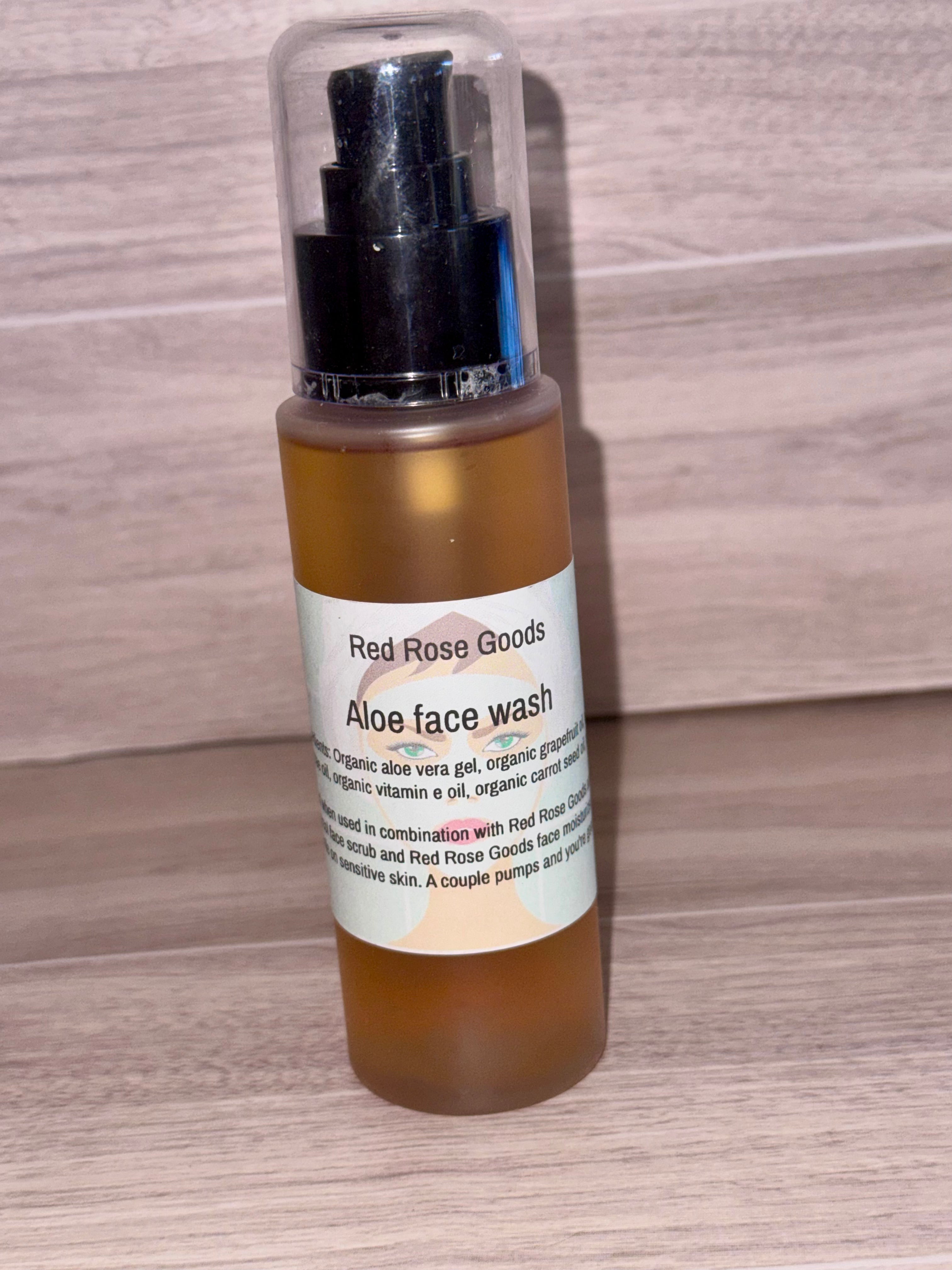 Aloe face wash