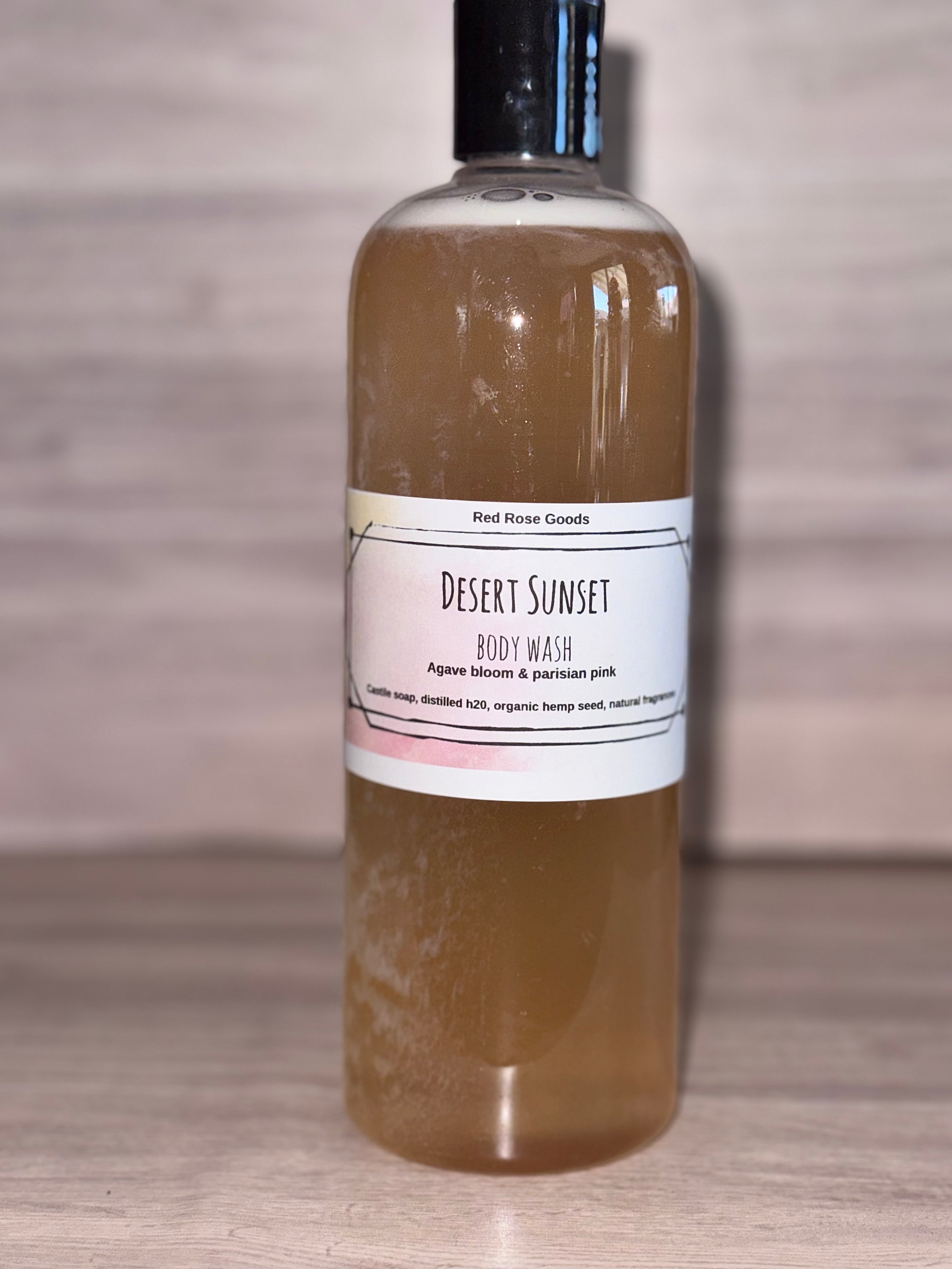 Desert sunset body wash