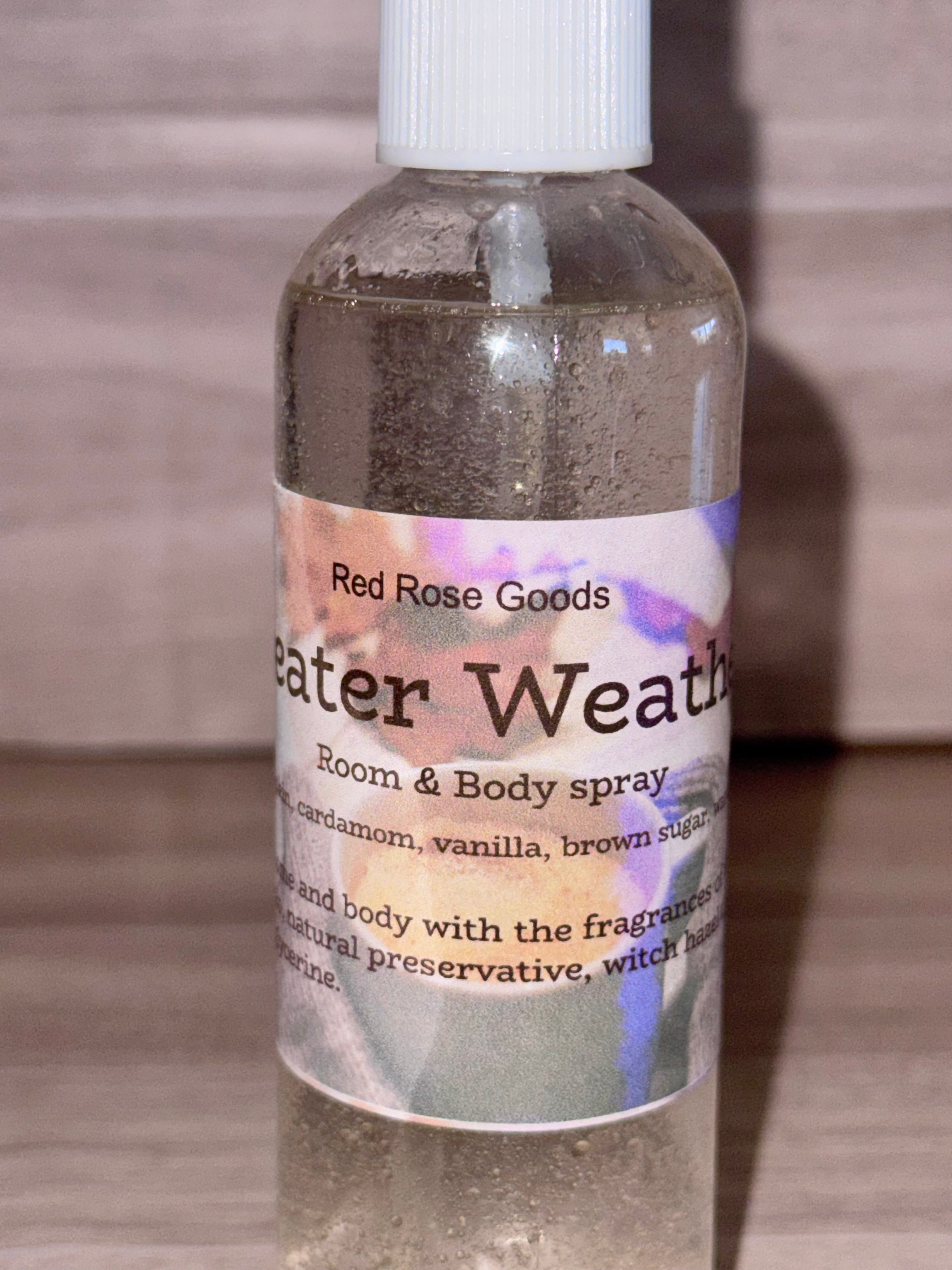 Sweater weather body and room spray