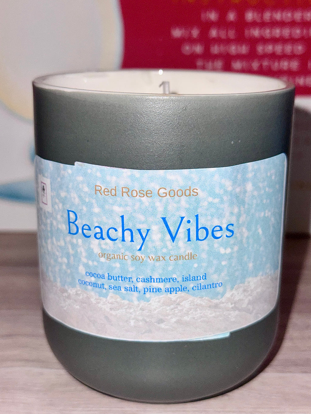 Beach vibe candle