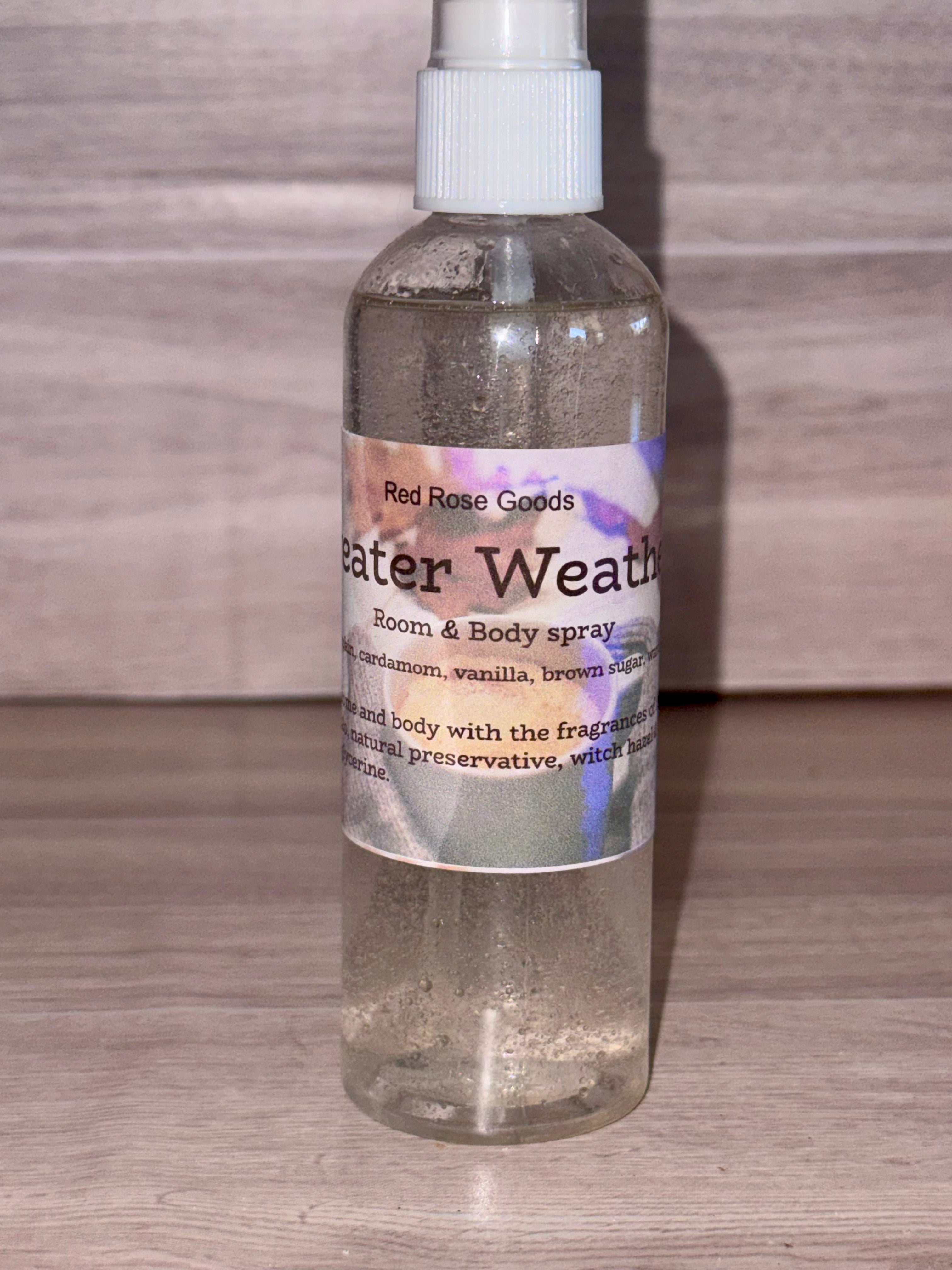 Sweater weather body and room spray