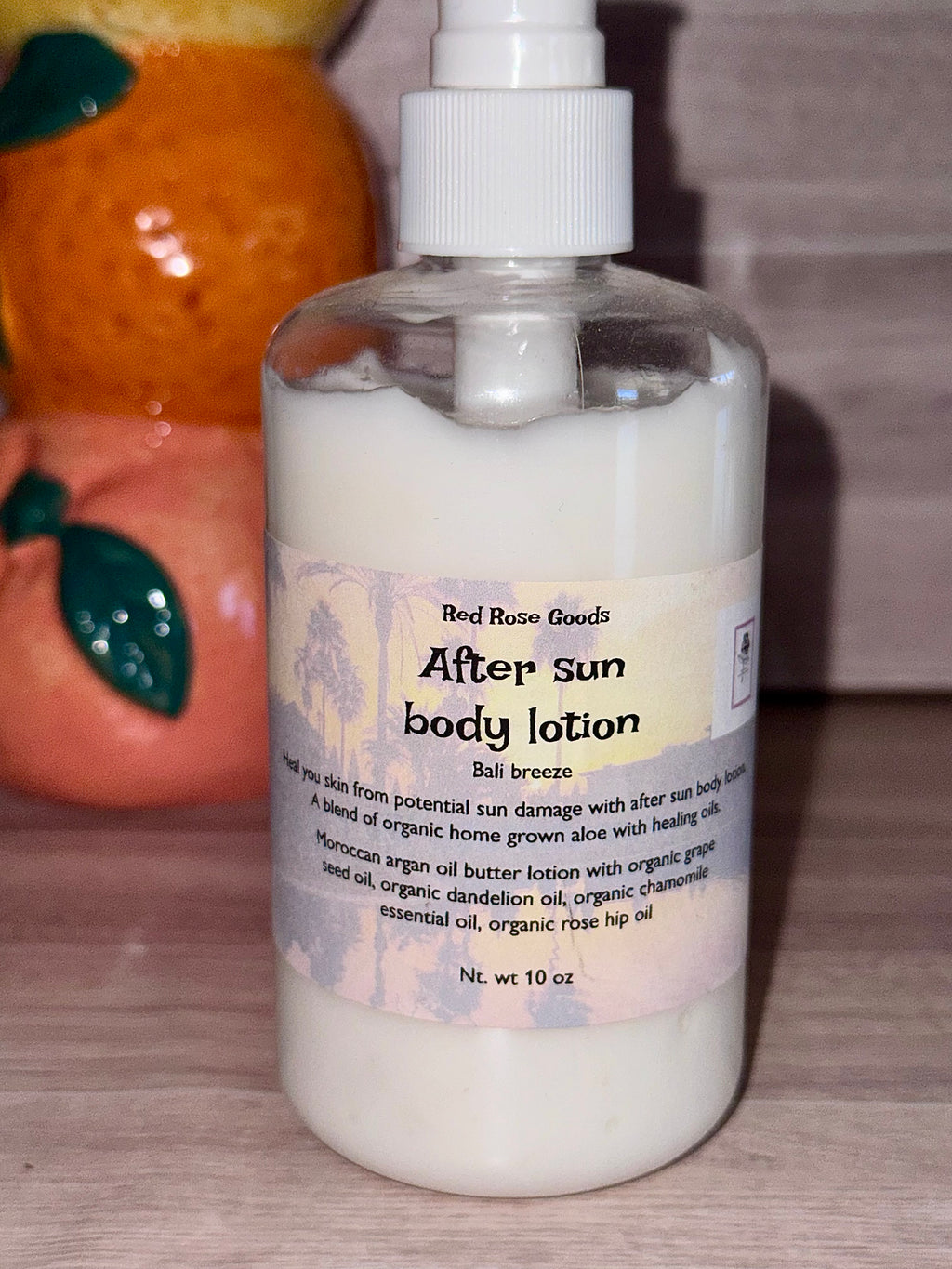 After sun lotion
