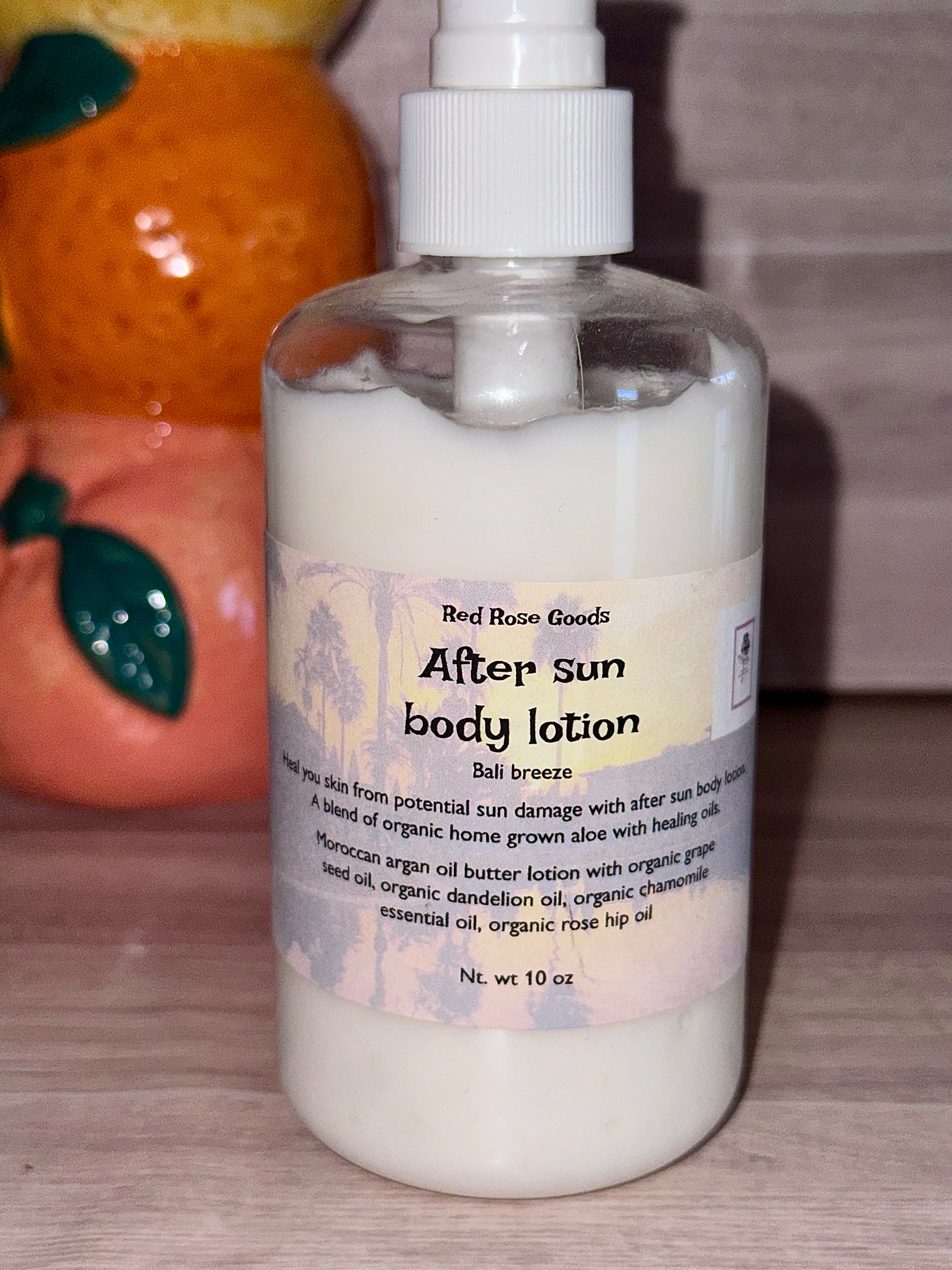 After sun lotion