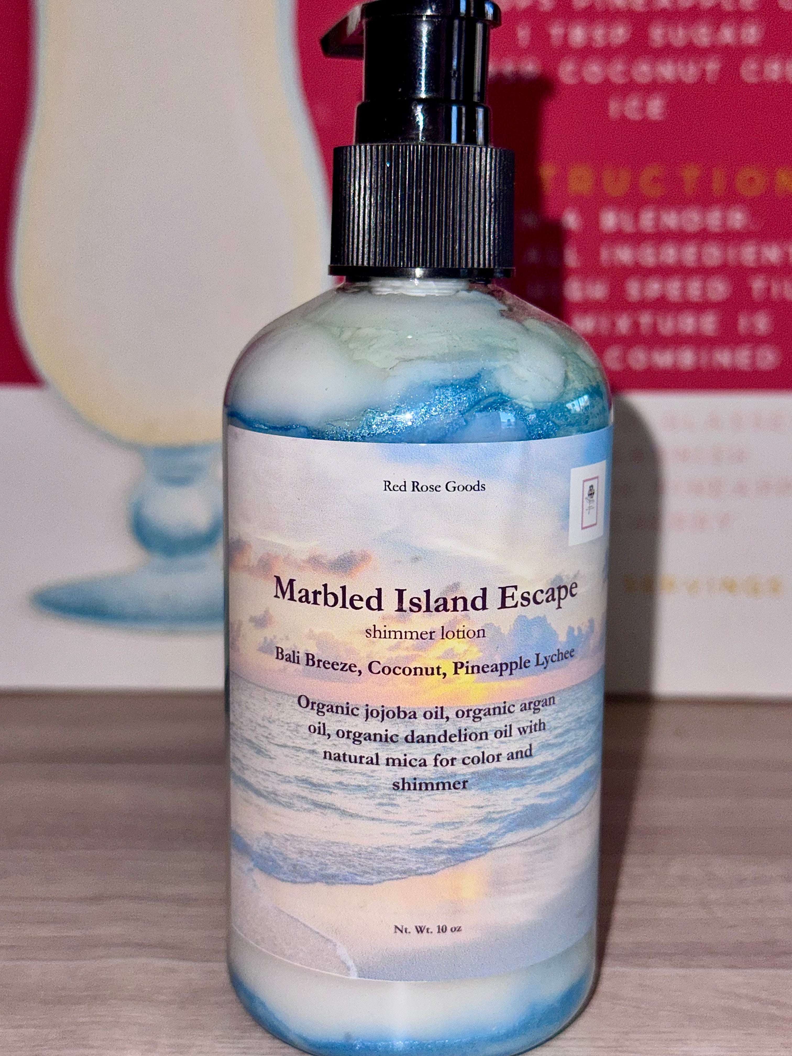 Marbled island lotion