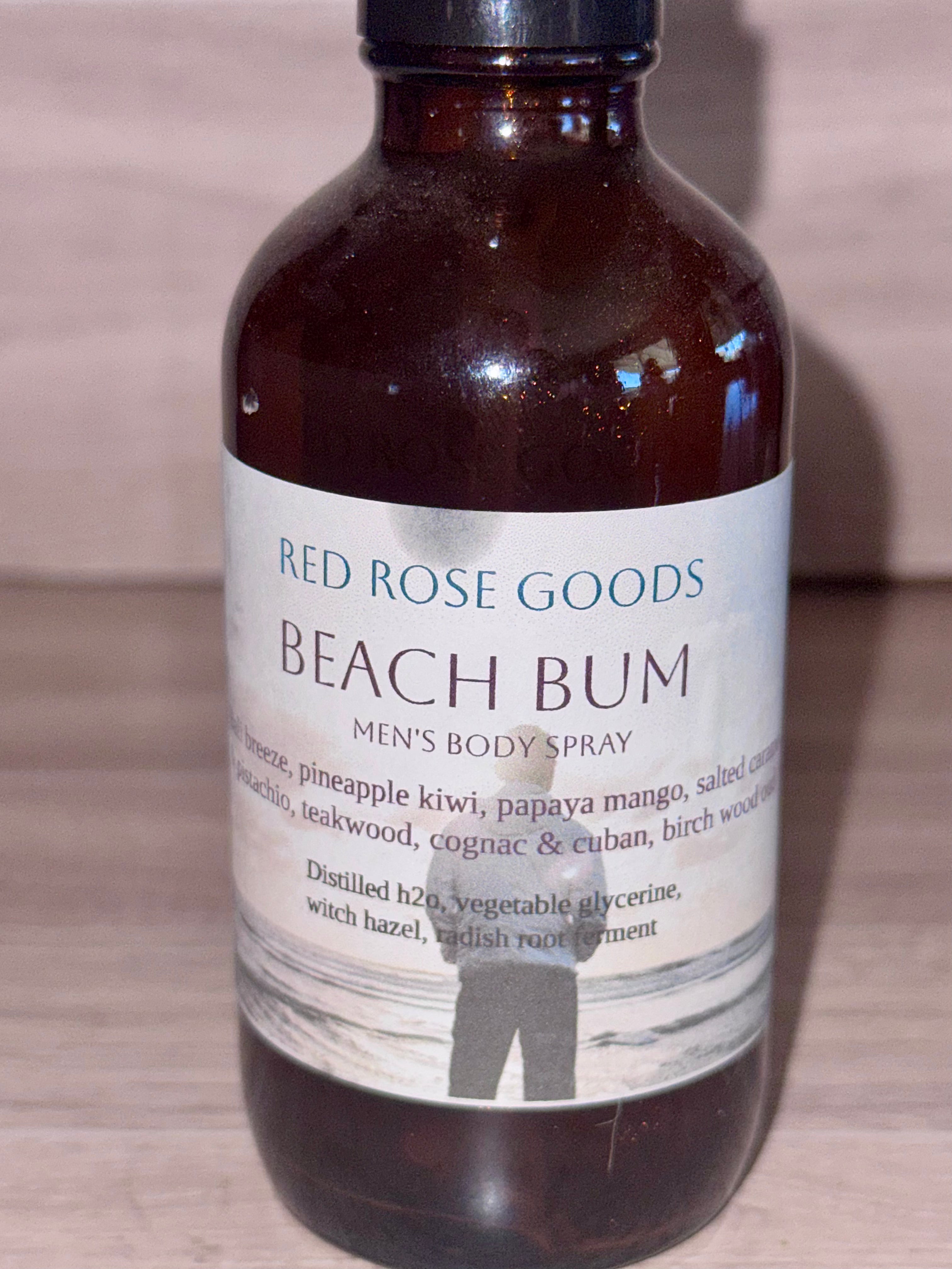 Beach bum body spray