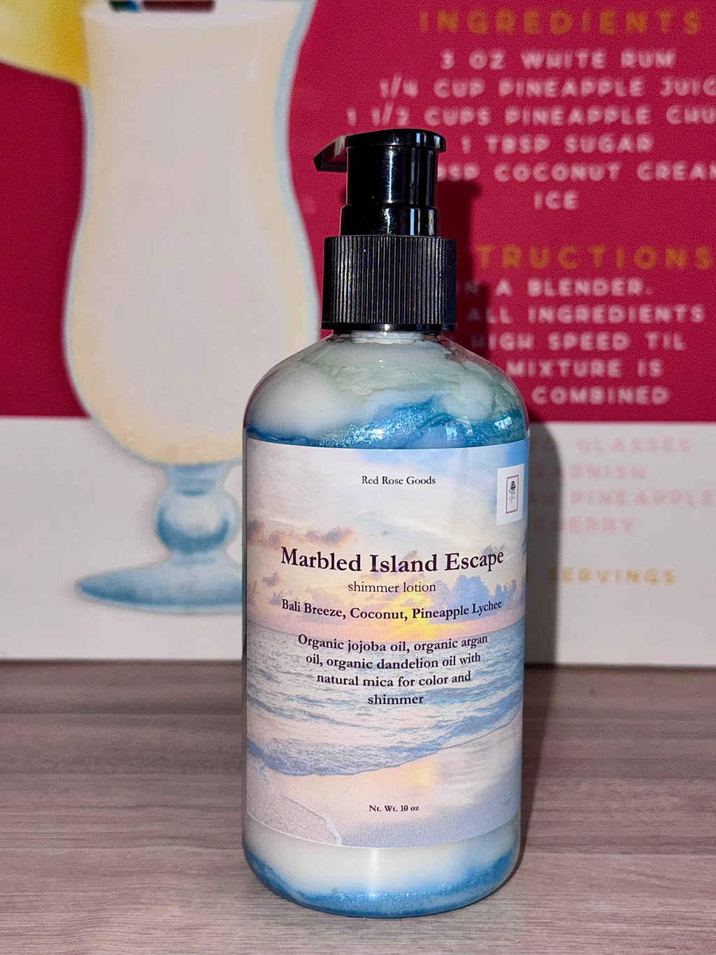 Marbled island lotion