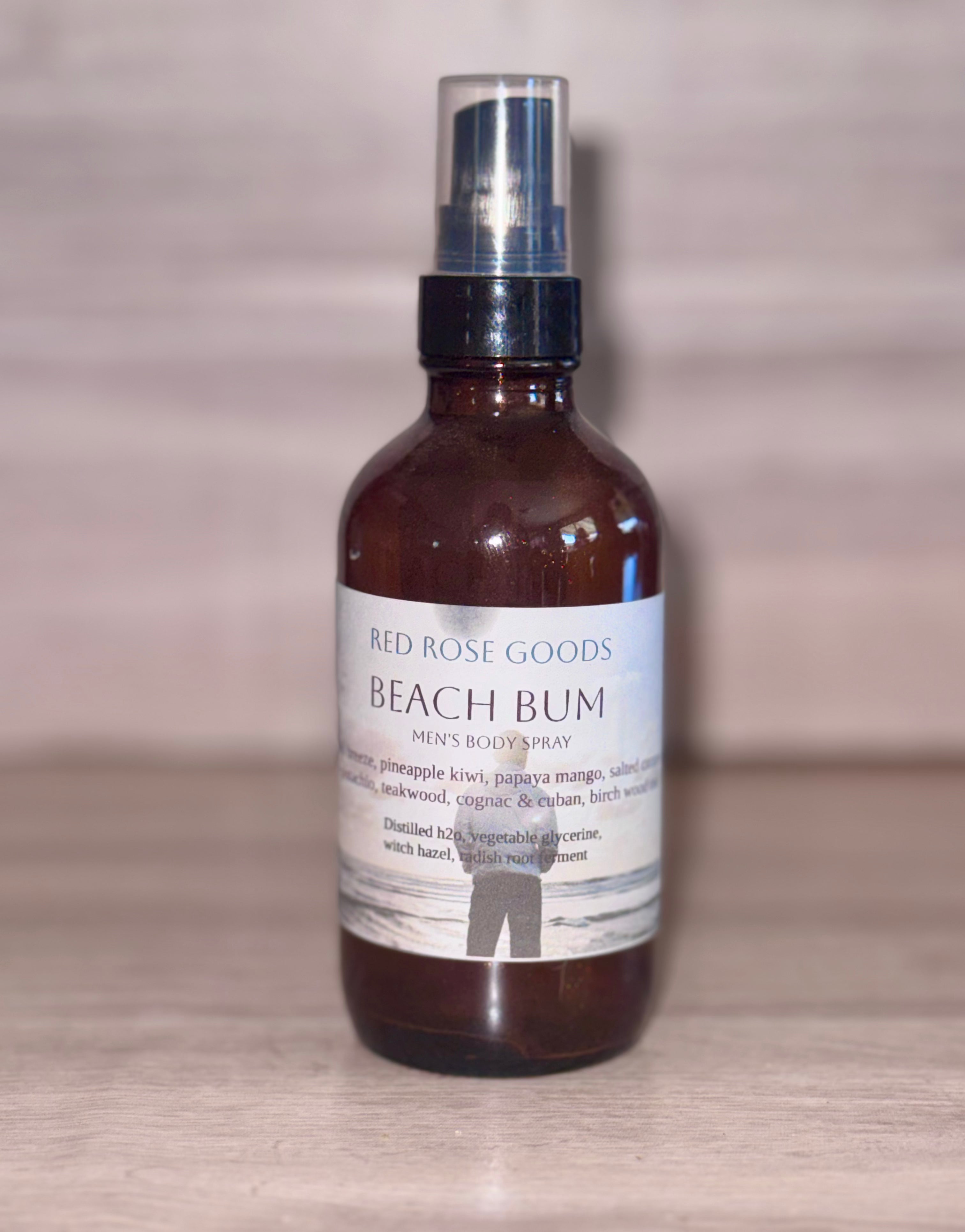 Beach bum body spray